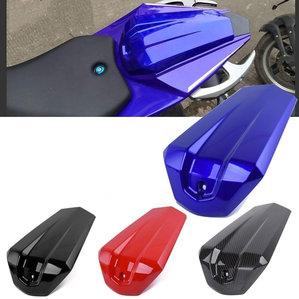 Carenado Cubierta Joroba De Motocicleta Cubierta Trasera para Motocicleta, Carenado, Colín para Pasajero, Tapa Trasera para YZF R125 R 125 YZF-R125 2008-2018 2017(Carbon Fiber Look)
