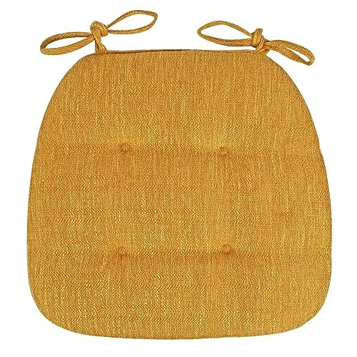 Cojines para sillas con lazos para evitar deslizamientos y mejorar el confort lumbar