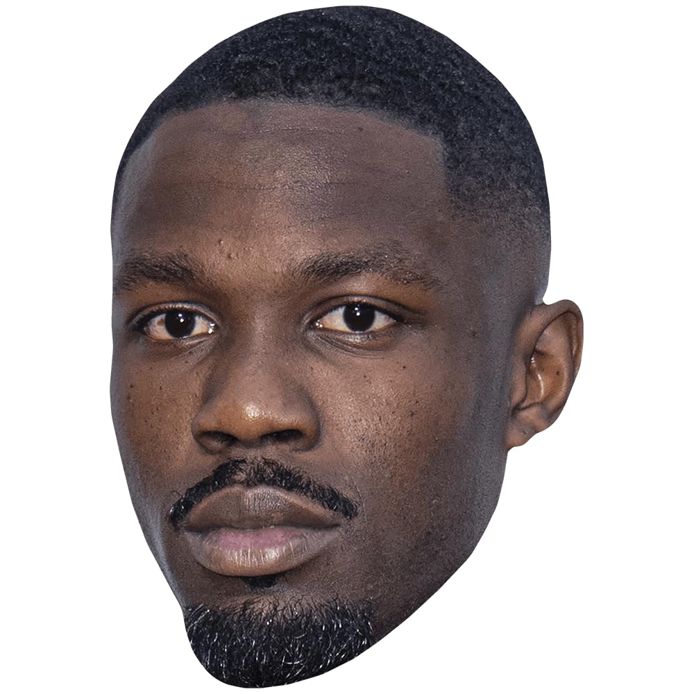 Marcus Thuram (Goatee) Celebrity Mask, Flat Card Face, Fancy Dress Mask