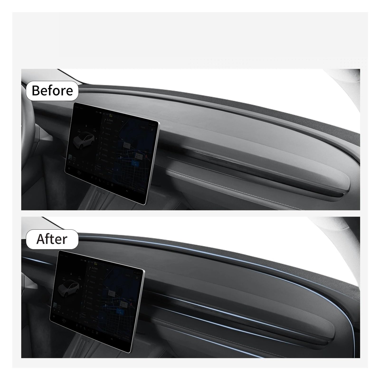 Armaturenbrett-Abdeckmatte Für Tesla Für Modell Y Für Launch Für Juniper YL 2025 2026 Auto Dashmat Dashboard Abdeckung Matte Licht-beweis Schützen Zubehör