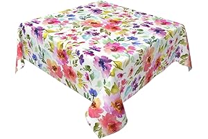 Spring-Inspired Floral Vinyl Tablecloth