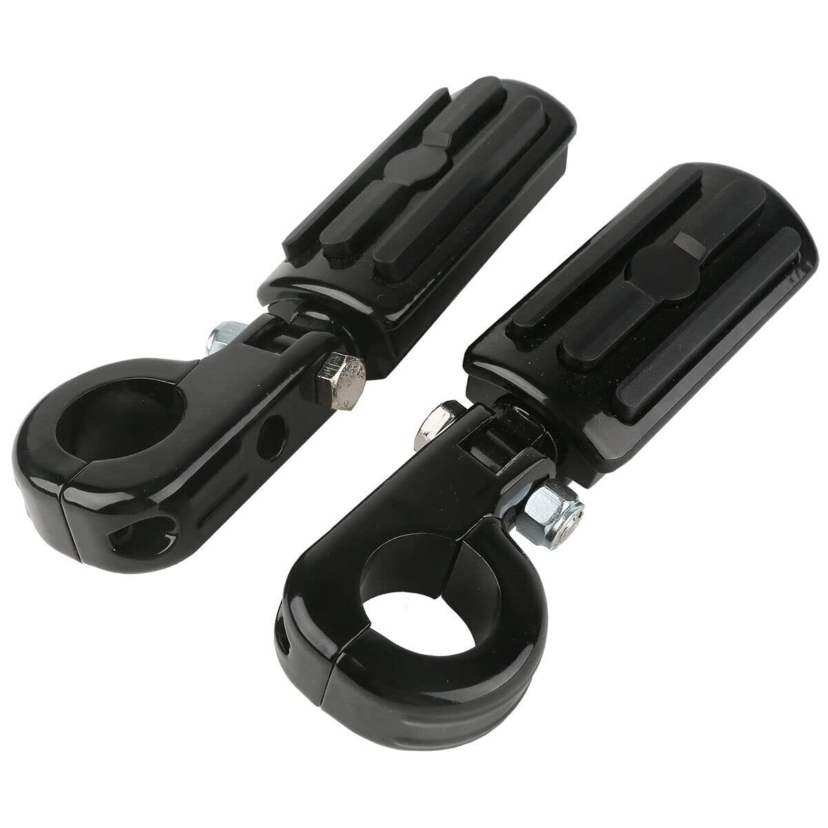 TCMT 32 mm 1 1/4 Zoll Motorschutz-Fußrasten Kit passend für Harley Touring Road King Street Glide Road Glide Electra Glide Softail Sportster XL 883 1200 Dyna mit 3,2 cm Motorschutz
