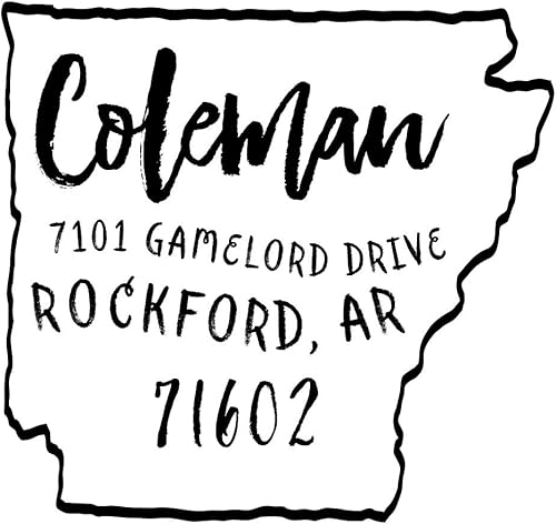 Miniatura 30 de Sello de dirección de devolución de Texas - Sello autoentintado del estado de Texas