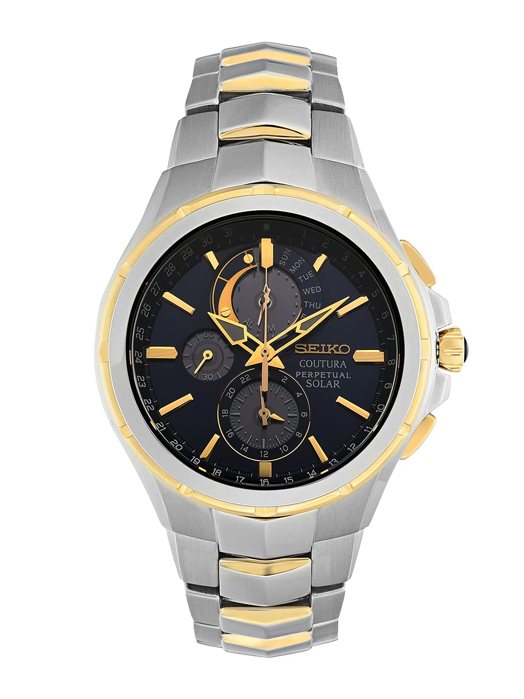 Seiko Stainless Steel Analog Black Dial Silver Strap Mens Watch-Ssc798P1 (B08WPQ6ZRD) Amazon Price History, Amazon Price Tracker