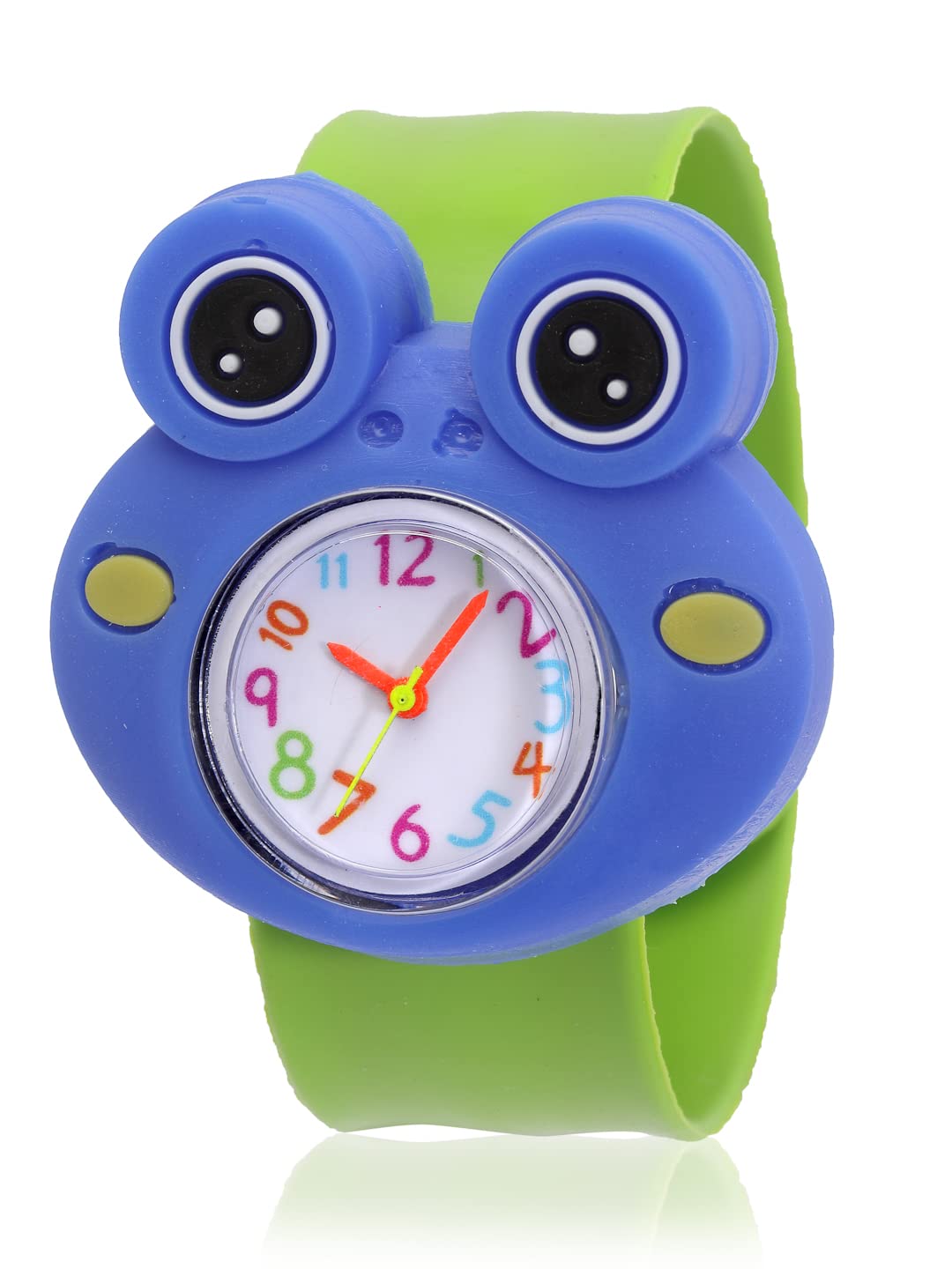 Stoln Creative Design Fruit Shaped Slap Stock Wrist Watch (Blue/Green) (B0BQHS154R) Amazon Price History, Amazon Price Tracker