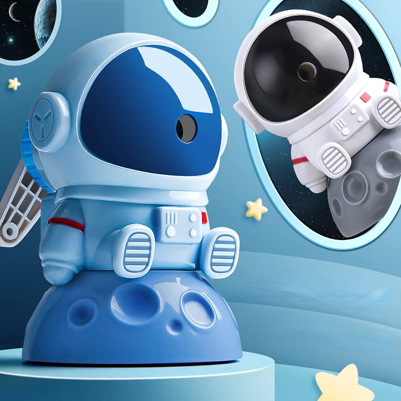 Manual Pencil Sharpener - Cute Pencil Sharpener With Pencil Saver Suitable For Colored Pencils(6-8mm), Kawaii Adorable For Pupil Students/Primary School/Classroom Back To School (Red-Rocket