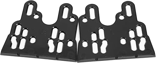 Miniatura 5 de Kit de tablero de instalación doble DIN, ABS negro 2 DIN audio estéreo Fascia Panel de navegación Fascia Car Stereo Frame para 3para Axela 20042009