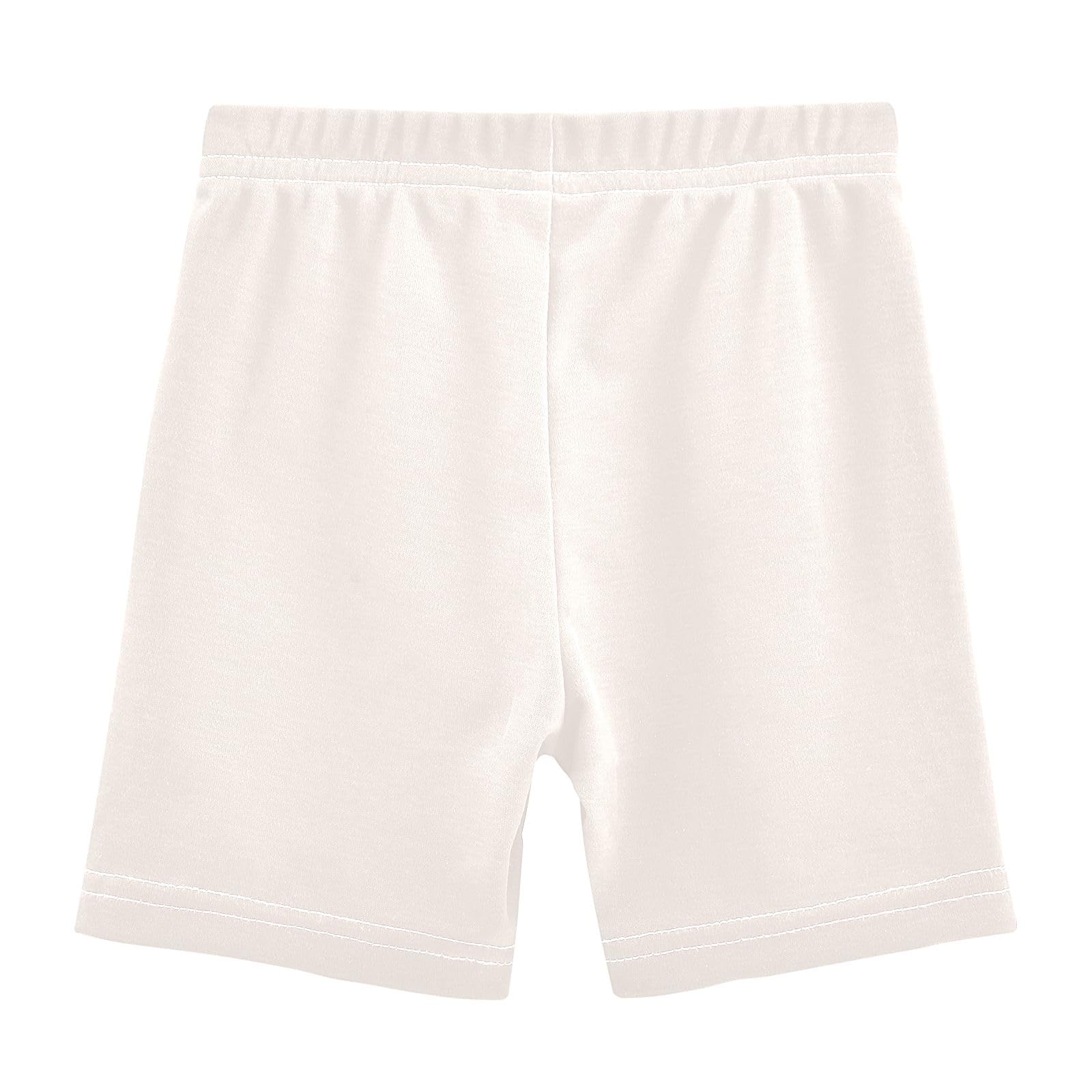 CHIFIGNO Seashell Bike Shorts for Girls Cartwheel Shorts Breathable Under Dress Dance Short 4T