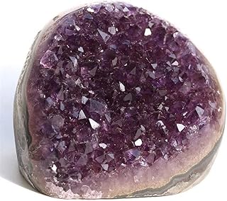 Energy Balance Natural Amethyst Quartz Crystal Geode Rough Stone 500g-600g 1pc Home Decoration (Size : 1pc 500g-600g)