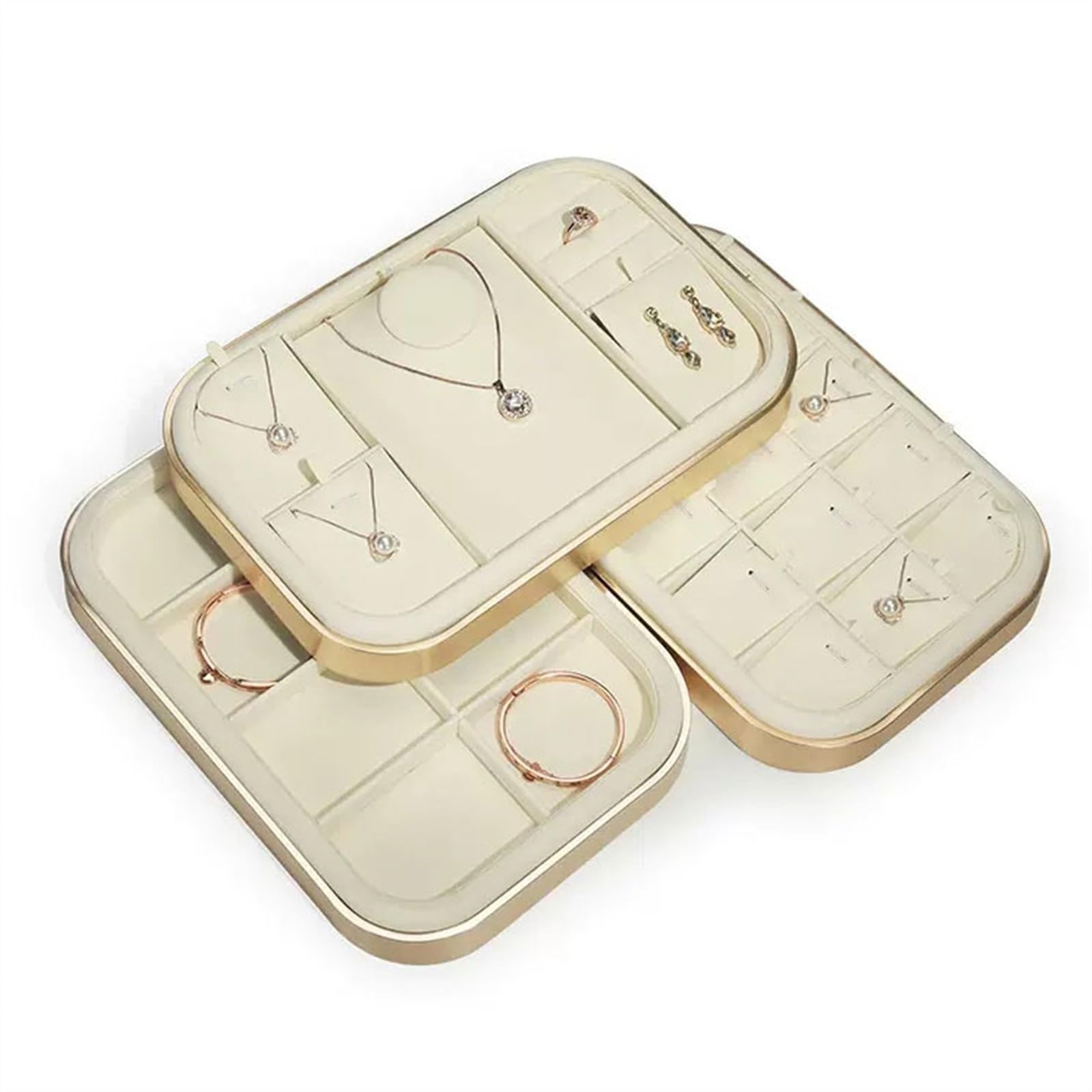 Schmuckaufbewahrung Schmuck-Organizer-Tabletts for Schubladeneinsätze