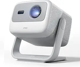 JMGO N1S SE GTV Projetor a Laser Triplo Portátil, 1080P FHD, 850 Lúmens ISO, Netflix Oficial, HDR10, Correção Automática com Gimbal, Tela 200" 3D, Alto-falantes 2×5W Dolby Digital para Cinema em Casa