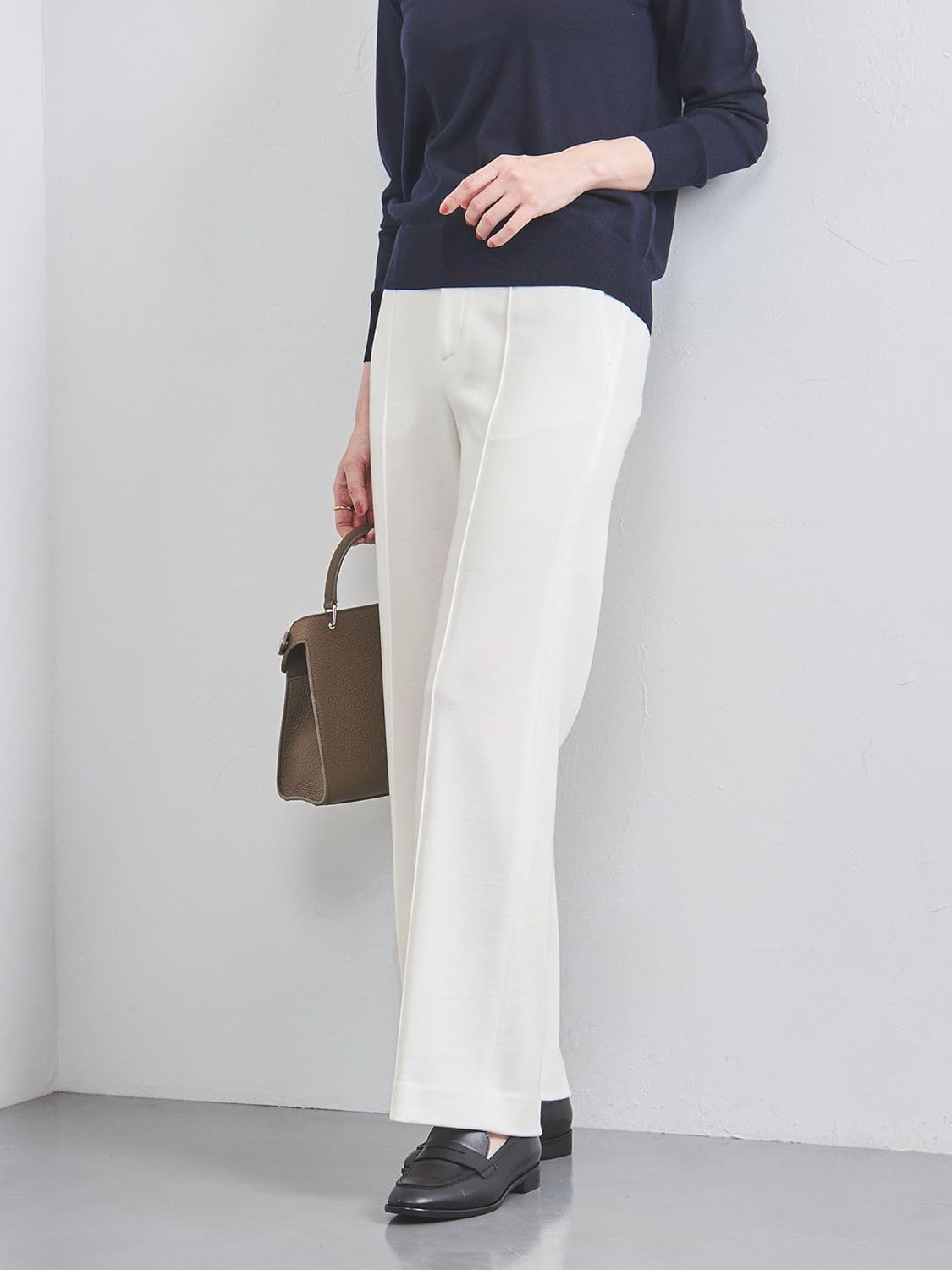 VIP価格★【UNITED ARROWS(ユナイテッドアローズ)】[ユナイテッドアローズ] ポンチ ワイドパンツ 15141995380 ダウンヒル対応