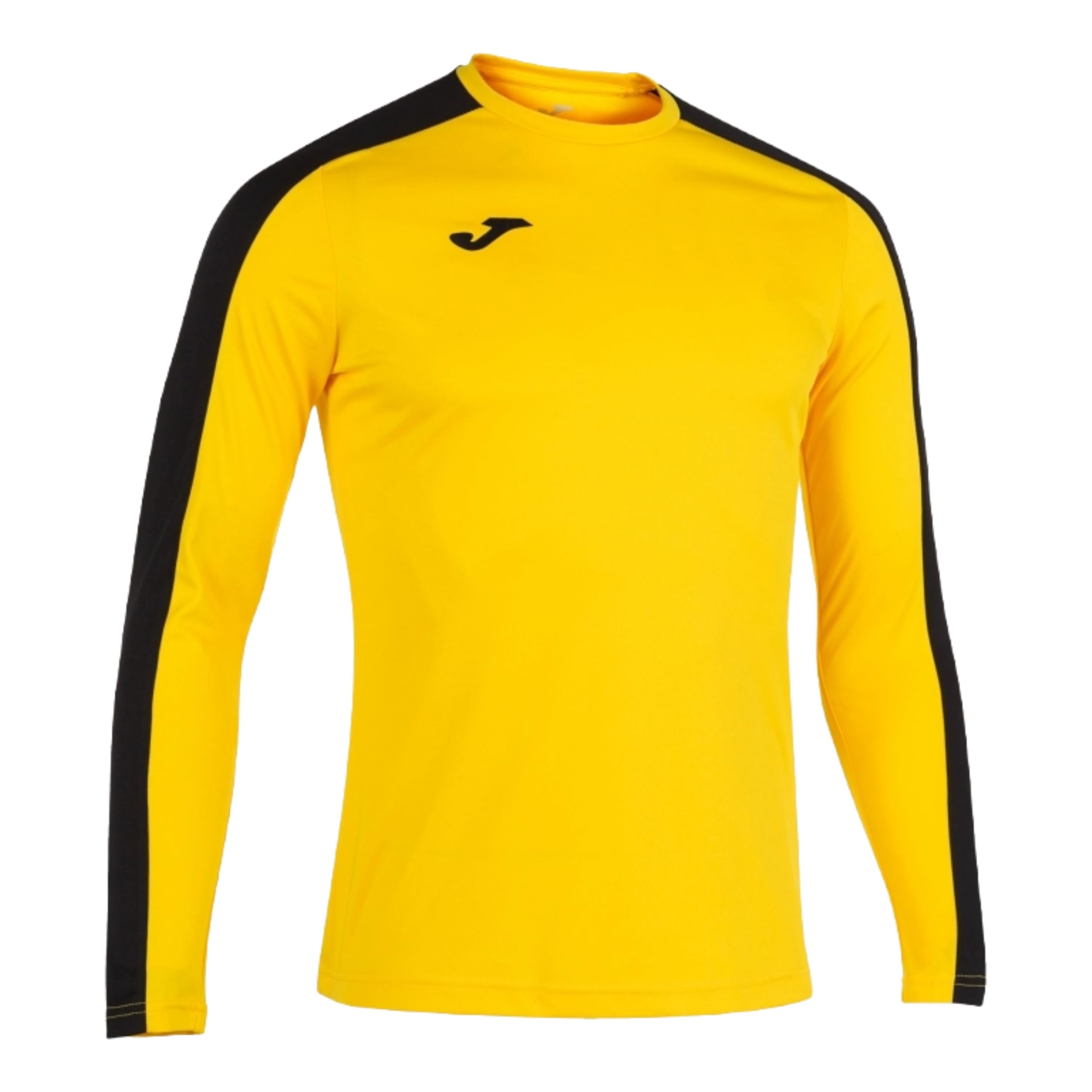 Joma Academy T-shirt game long-sleeved, Man, mens, 101658.901, Yellow-Black, S