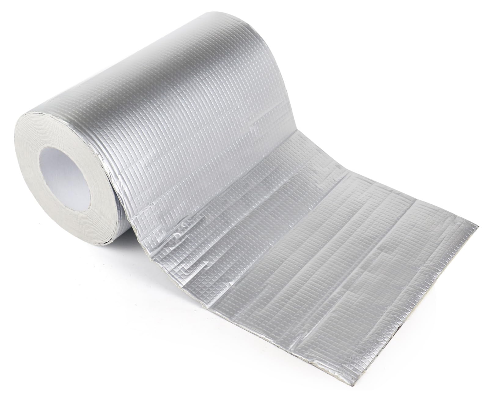 BOMEI PACK Nastro sigillante extra largo in lamina di alluminio impermeabile, 300 mm x 10 m, spessore 1,5 mm, resistente per riparazione di perdite di tetto, grondaie, camper, tubi, nastro autoadesivo