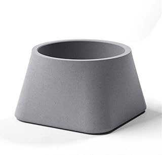 HOLPPO Vaso de flores de cimento interno vaso de flores de mesa vaso de flores de concreto suculenta vaso de cacto para plantas, suculentas, flores, janela, presente de decoração de casa ou escritório