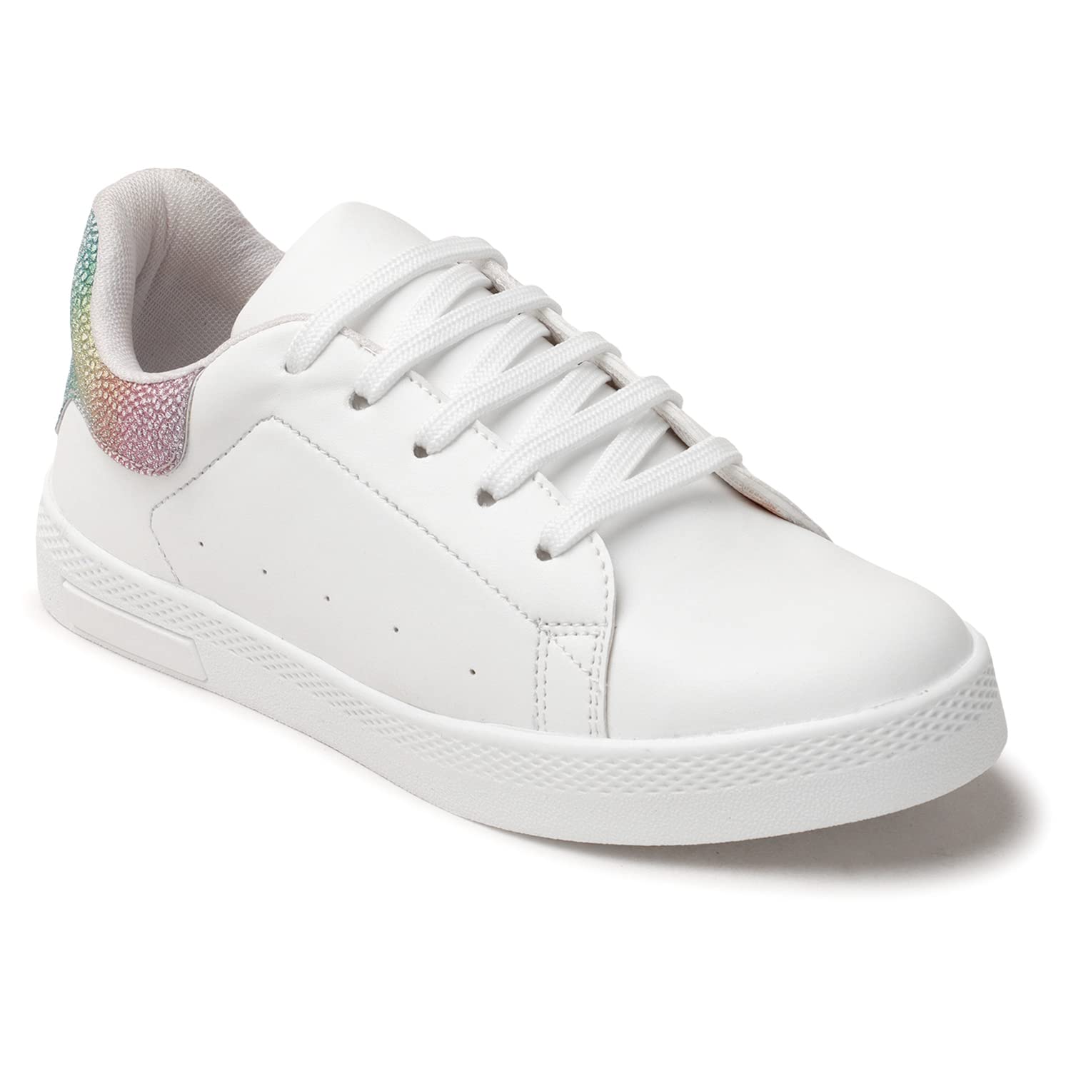 Longwalk Round White Sneakers Shoes for Women (UK Size - 7) (B0C2K9WDTV) Amazon Price History, Amazon Price Tracker