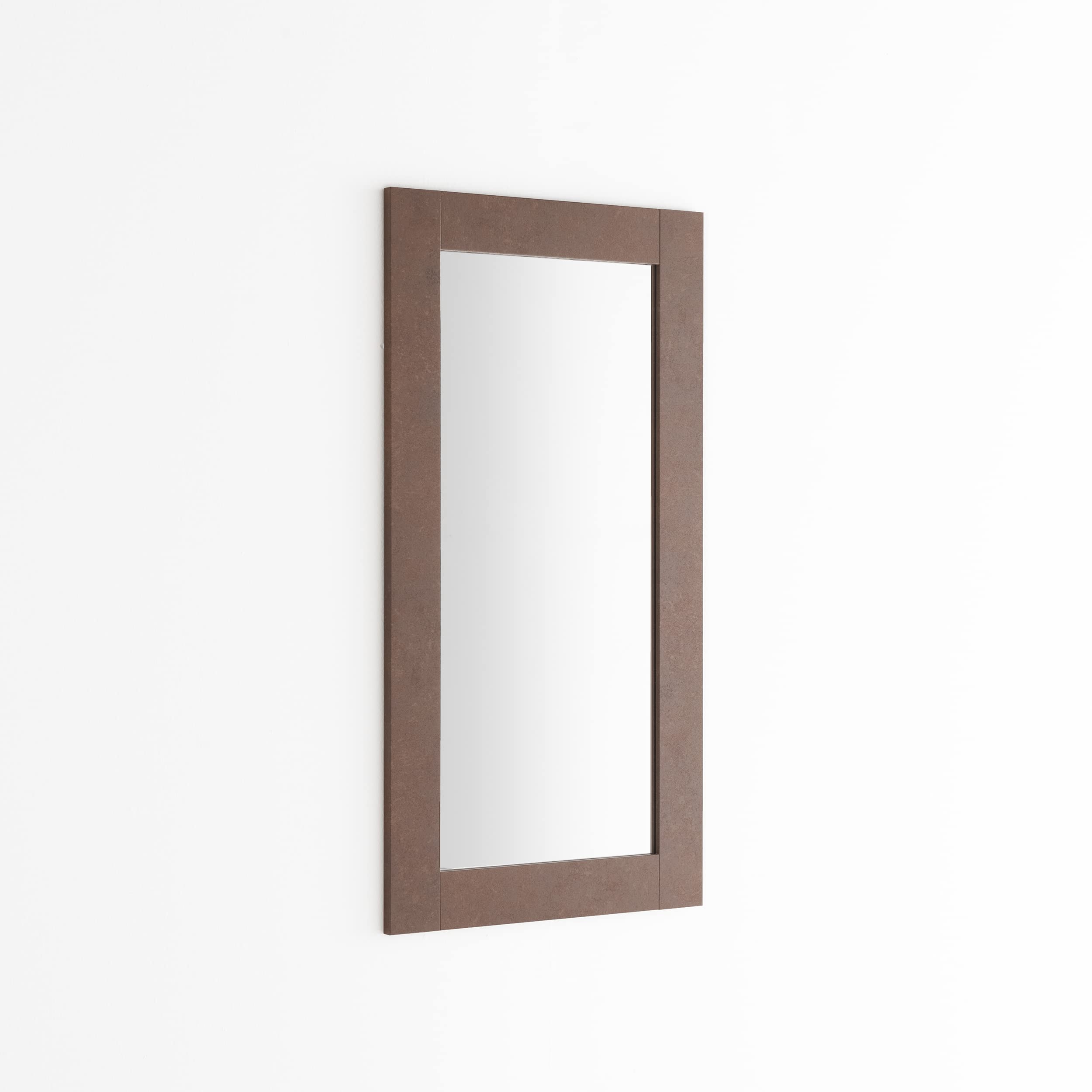 ARHome Specchiera da Parete, 126 x 66, Corten, Specchio Parete Muro, Made in Italy