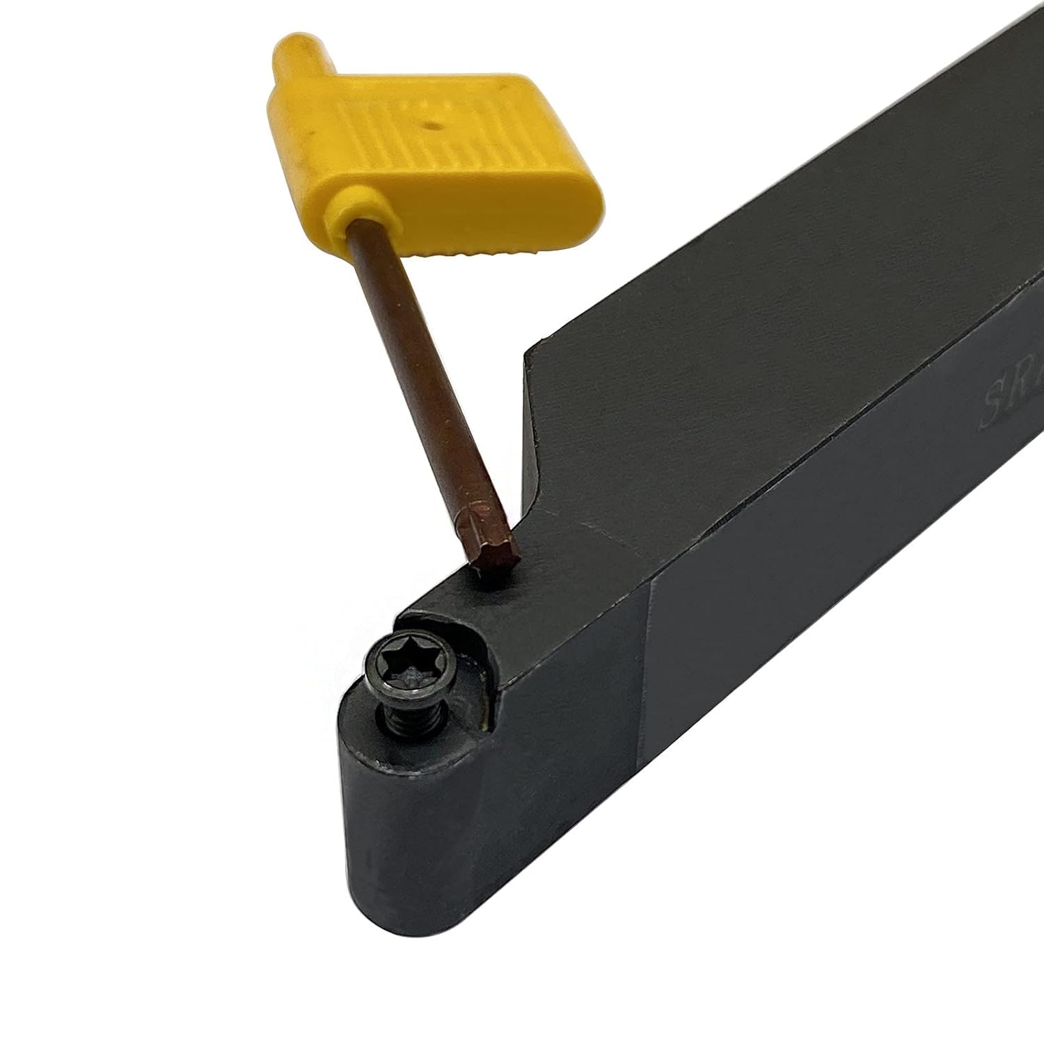 SRAPR 2020K10 + RPMT10T3 Support rotatif à 90° pour inserts ronds en carbure de tungstène RPMT10 RPMT08 (SRAPR2020K10+R5)