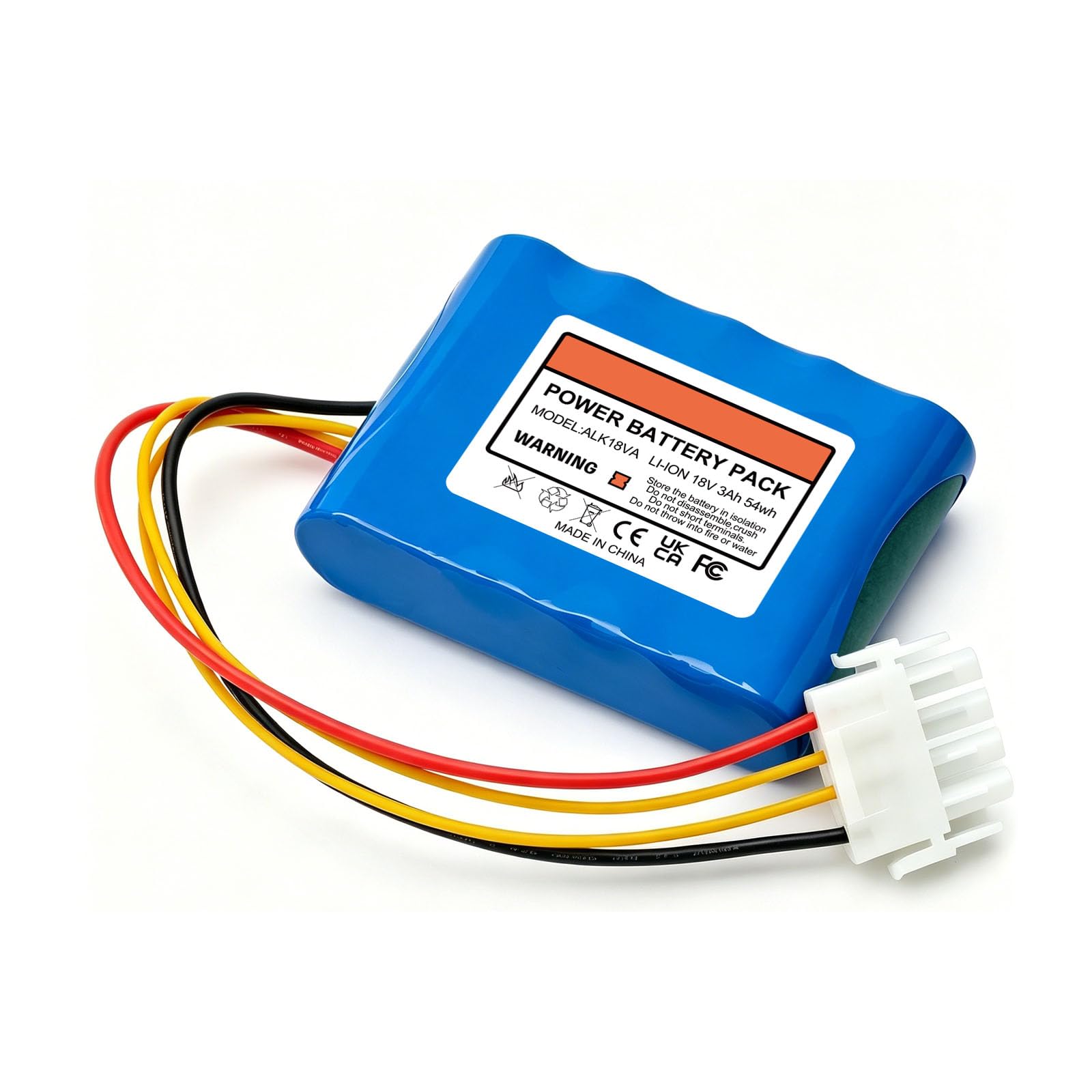 Batteria di ricambio per robot tosaerba AL-KO Robolinho 500E 700 100 110 1000 1100 1100 1150 W, 18 V, 3000 mAh, batteria di ricambio per robot tosaerba Alko 440454 440629 441154 442175 44444