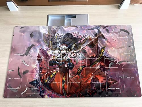 Miniatura 2 de Alfombra de juego Mlikemat Cartesia The Virtuous TCG CCG OCG Trading Card Game Mat con zonas + bolsa gratis (ZD014-346-A)