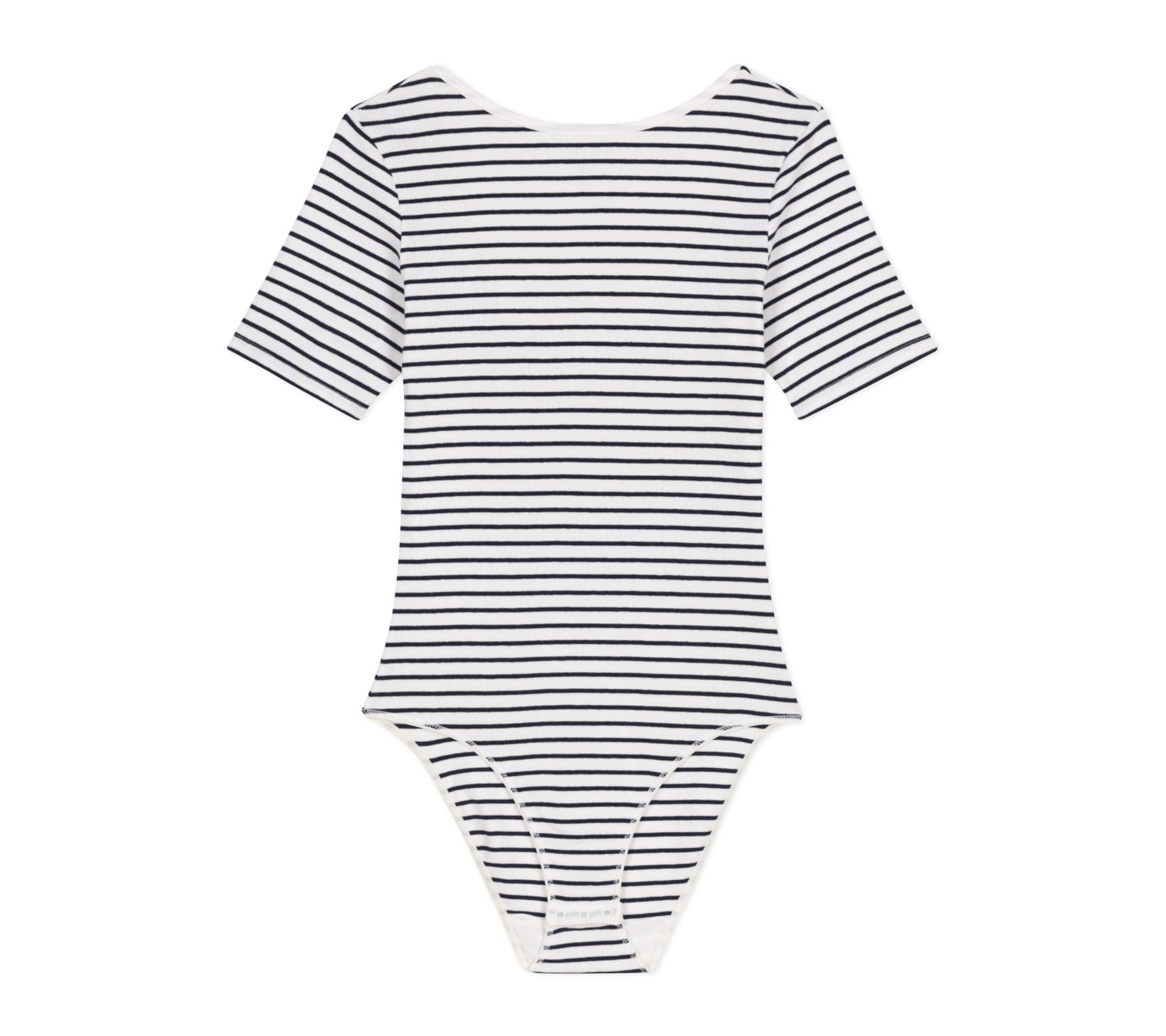 Petit Bateau Damen Kurzarm-Body