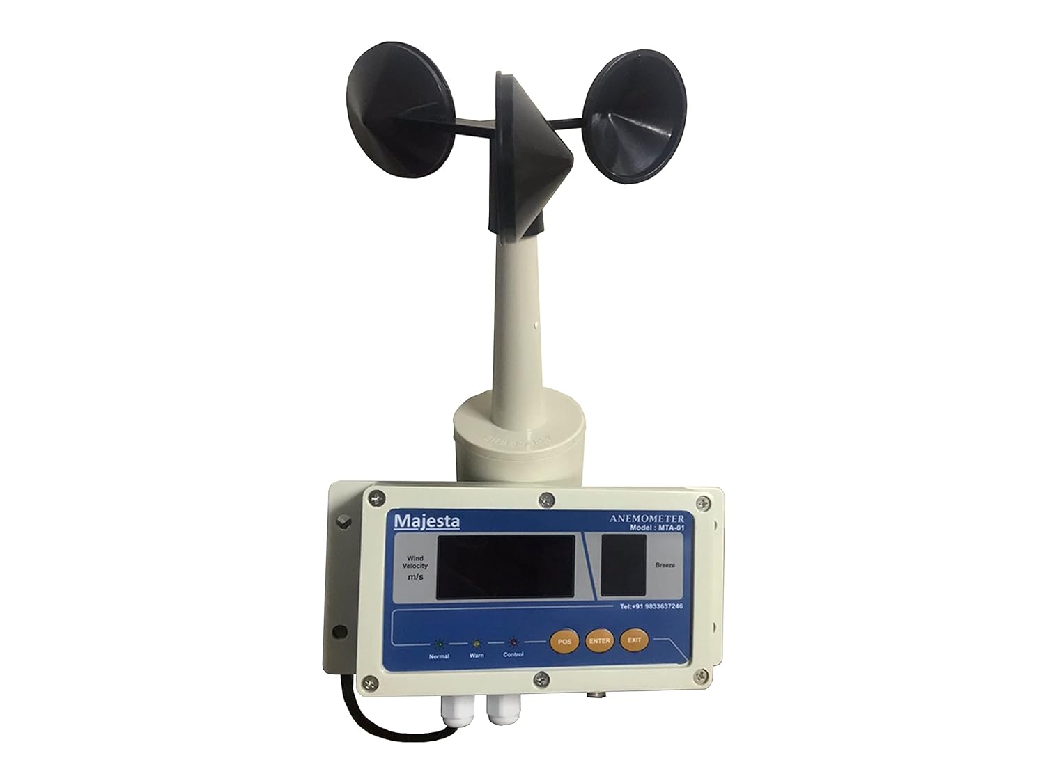 SAMRUDDHI ENGINEERS Tower crane anemometer three cap Anemometer with