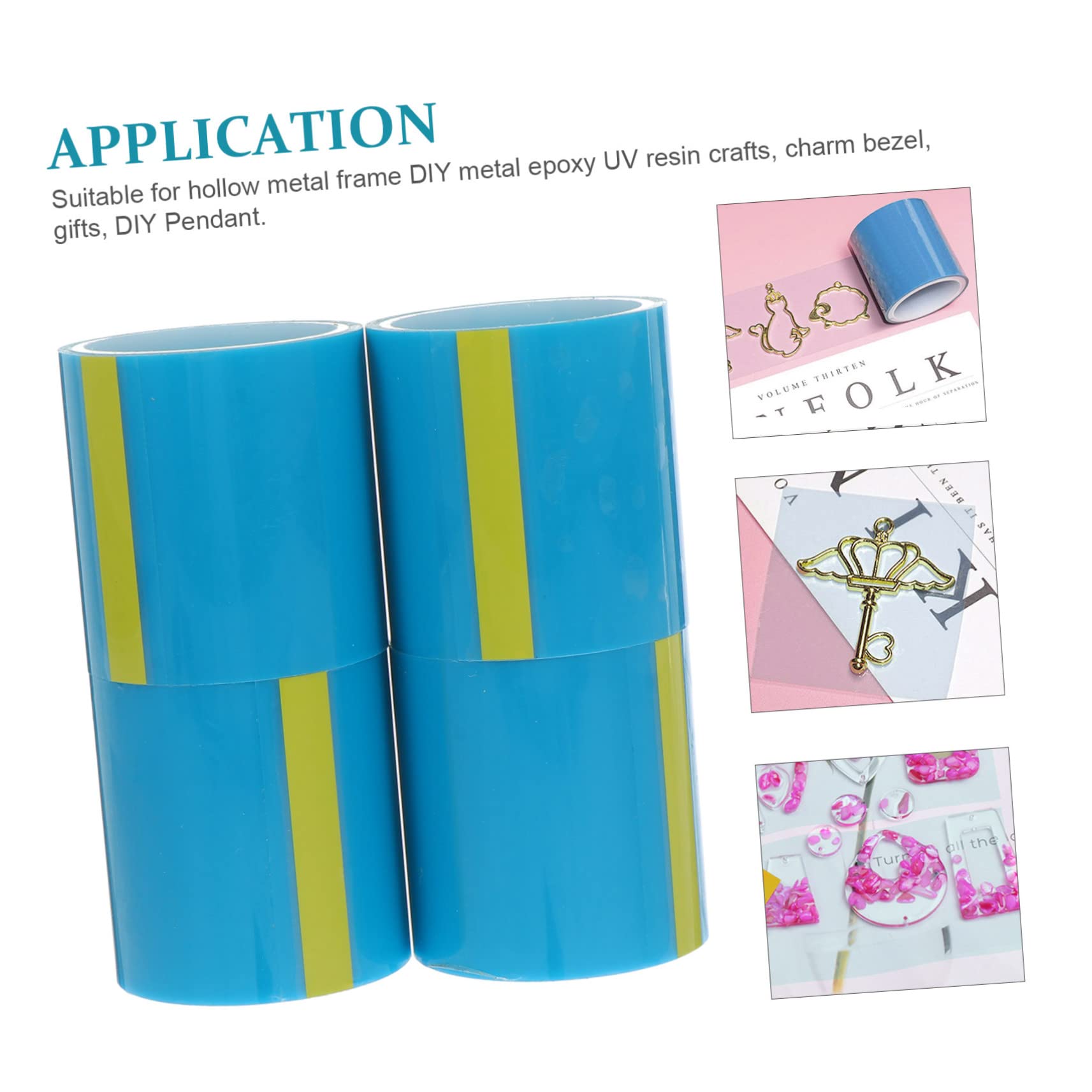 SHINEOFI 12pezzi Traceless Adhesive Tape Nastro Senza Traccia Blu Per Artigianato e Decorazioni Nastro Per Creazioni e Riparazioni Flessibili