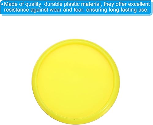 Miniatura 4 de PATIKIL Discos de encuadernación de libros de plástico de 1.102 in, paquete de 33 discos de expansión de disco redondos para planificador de