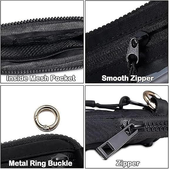 Commonlyto Wallet, The Wallet 2nd Gen, Wristlet Nylon Large space with zipper, Waterproof Material, For Women's Daily Travel(Beige)3