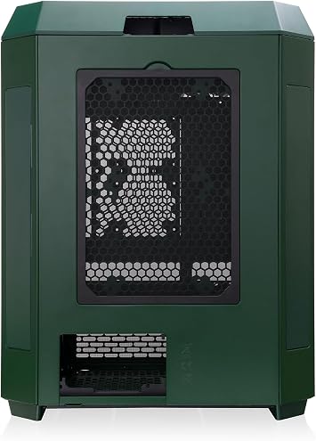Thermaltake The Tower 600 Racing Green 3 Sided Tempered Glass Panel Octagon Style Mid Tower ATX PC Case CA-1Z1-00MCWN-00 CS9171