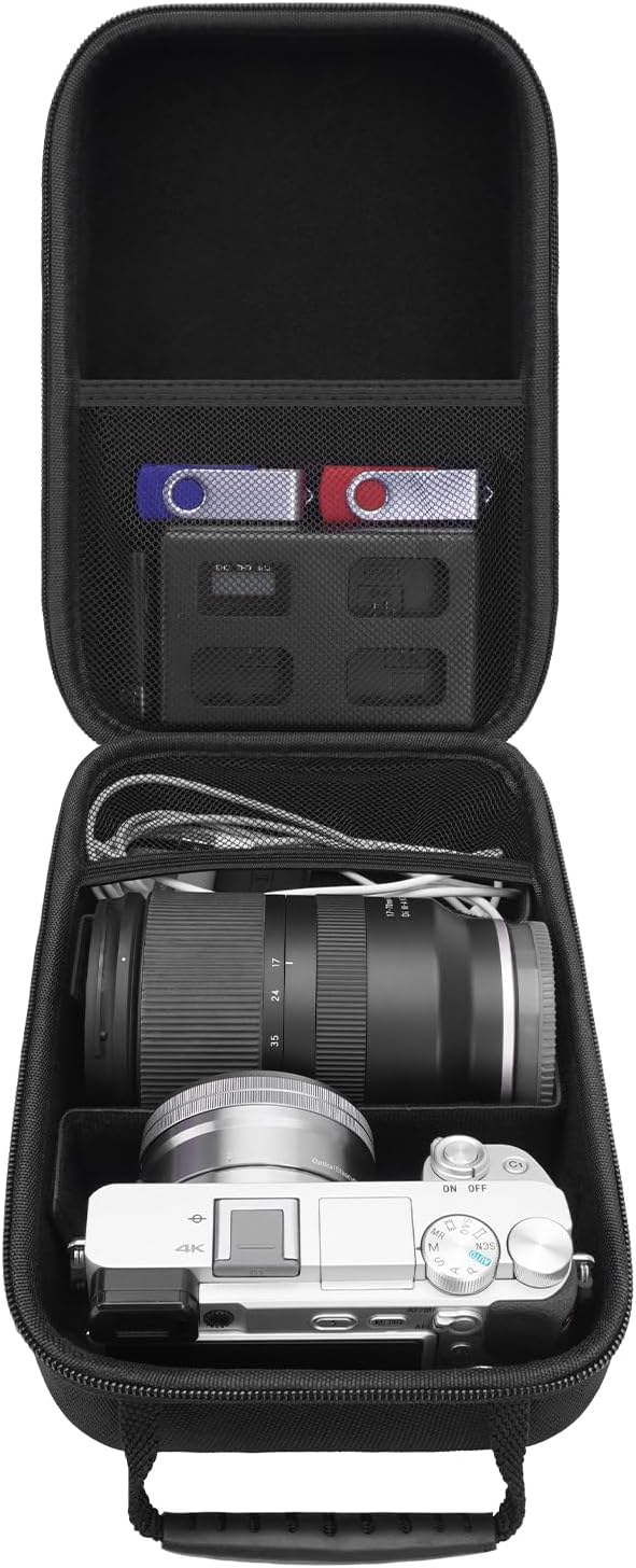 Hard Carrying Case Compatible with Sony Alpha a6400 / a6700 / a6600 / a6100 / a6500 / a6300 / a6000 Mirrorless Digital Camera (Case Only) - Image 3