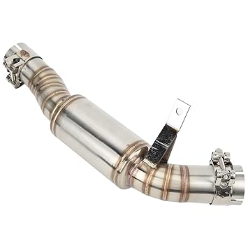 Exhaust Pipe Connector, Exhaust Mid Pipe Hydroforming High Accuracy High Strength Heat Resistant for Motorcycle