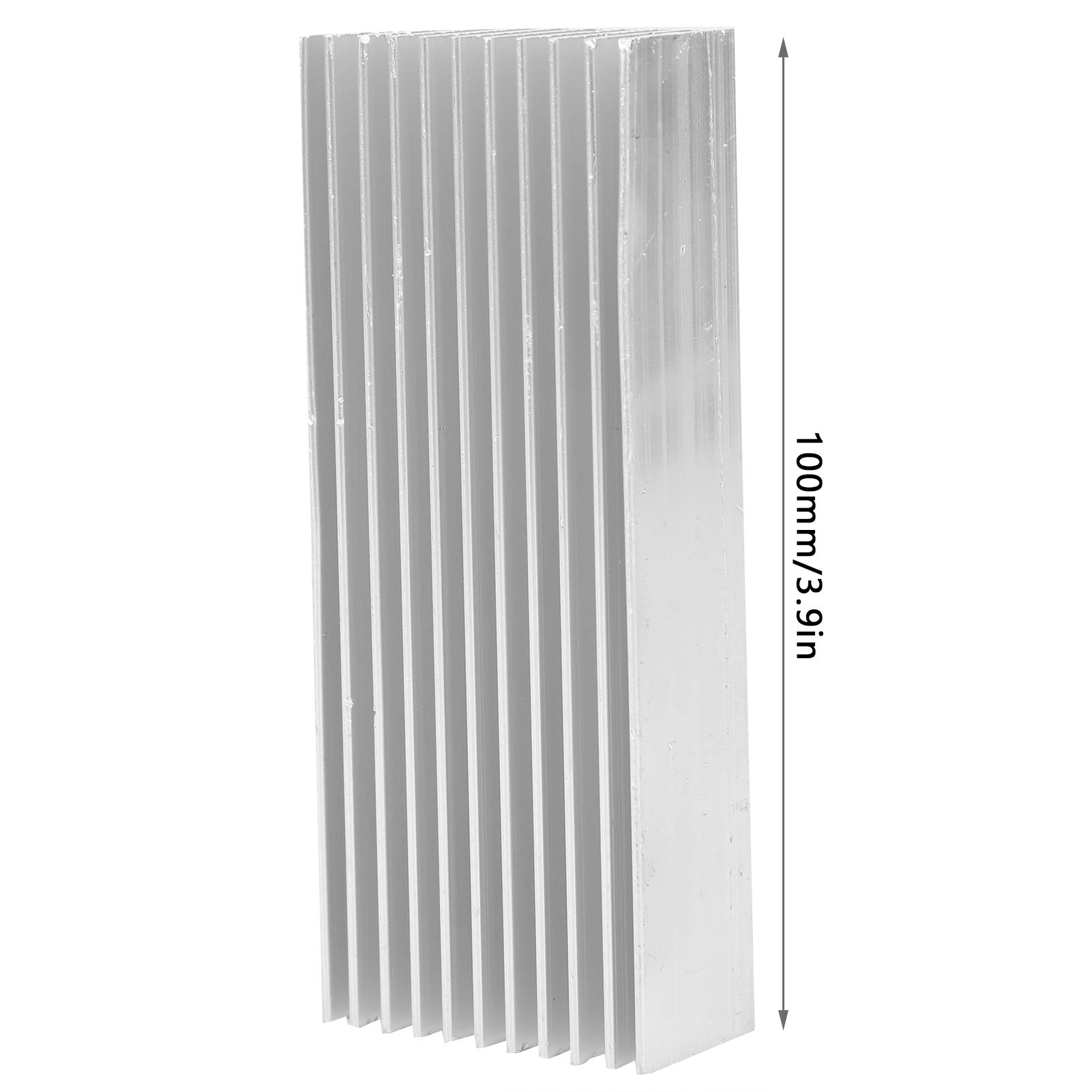 5 pièces dissipateur de Chaleur en Aluminium, dissipateur de Chaleur en Aluminium pour Carte CPU refroidissant Les pièces de Dissipation Thermique 40 x 20 x 100 mm
