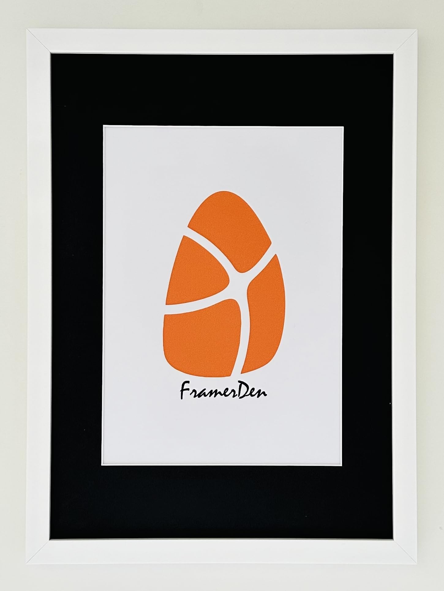 FramerDen® White A3 BlackMount for A4 Rainbow Colours Range Poster Picture Frame Fits 29.7x21cm Size Poster Photo Artwork Print, Portrait & Landscape Wall Mountable, Perspex Front & MDF Backing