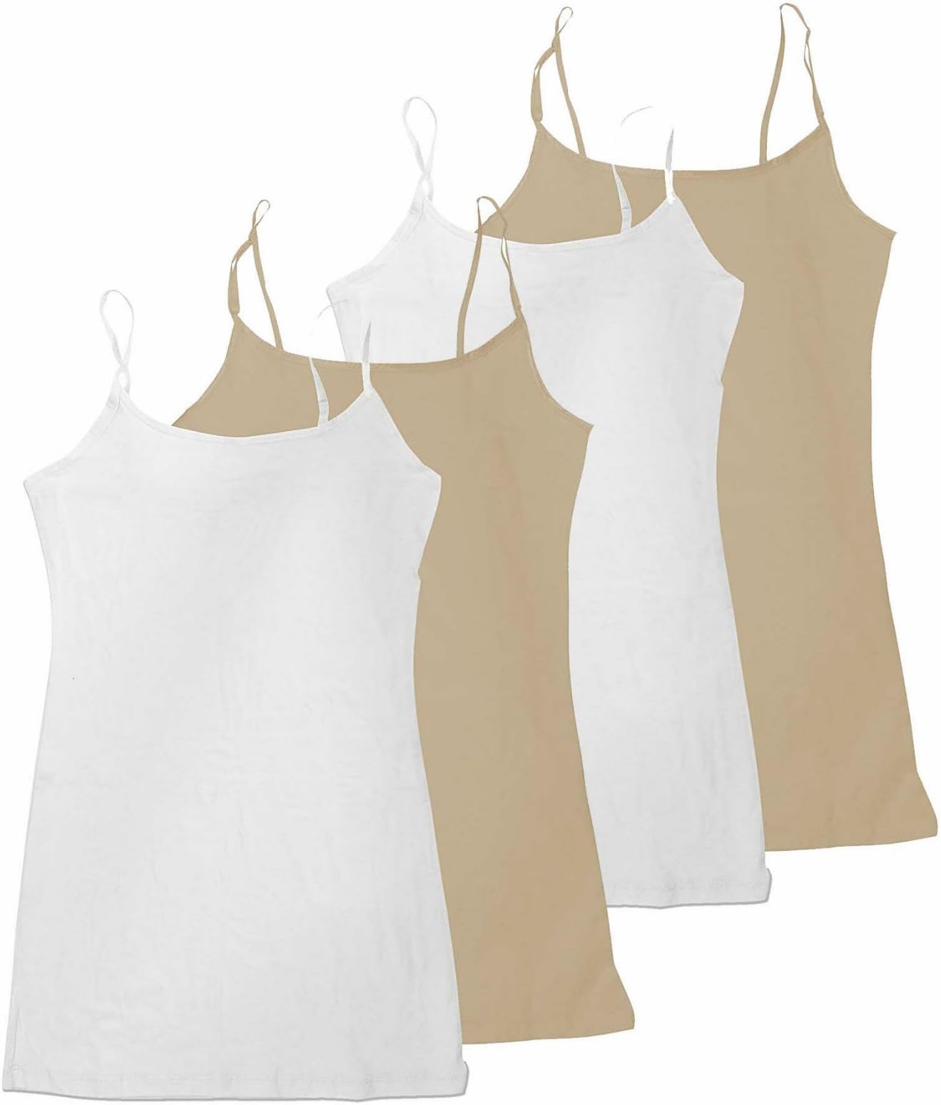 4 Pack Active Basic Women's Basic Tank Tops