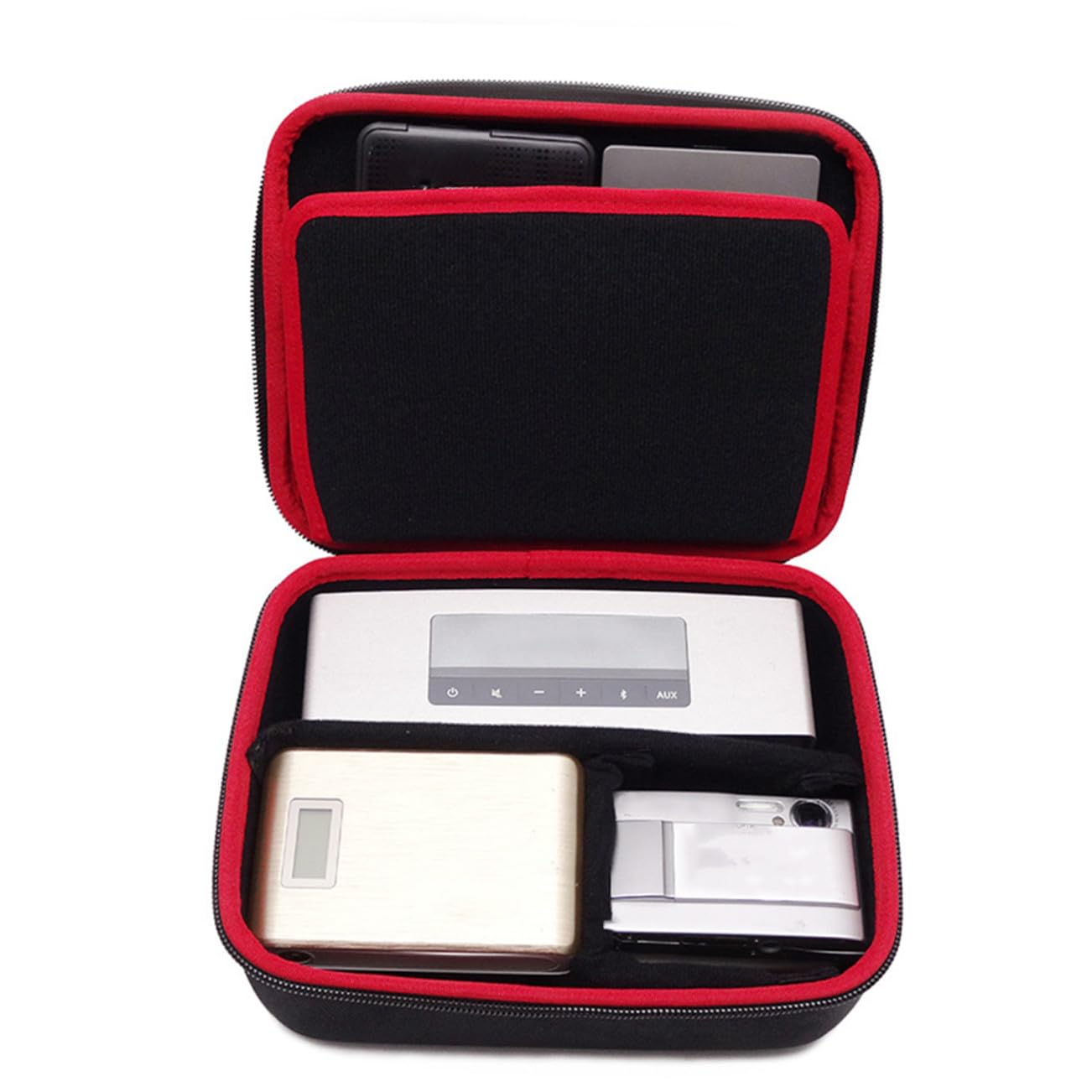 Organizer Portatile per Accessori Digitali Custodia Antiurto per Hard Disk Power Bank e Mouse Organizer Viaggio per Portaoggetti Elettronici