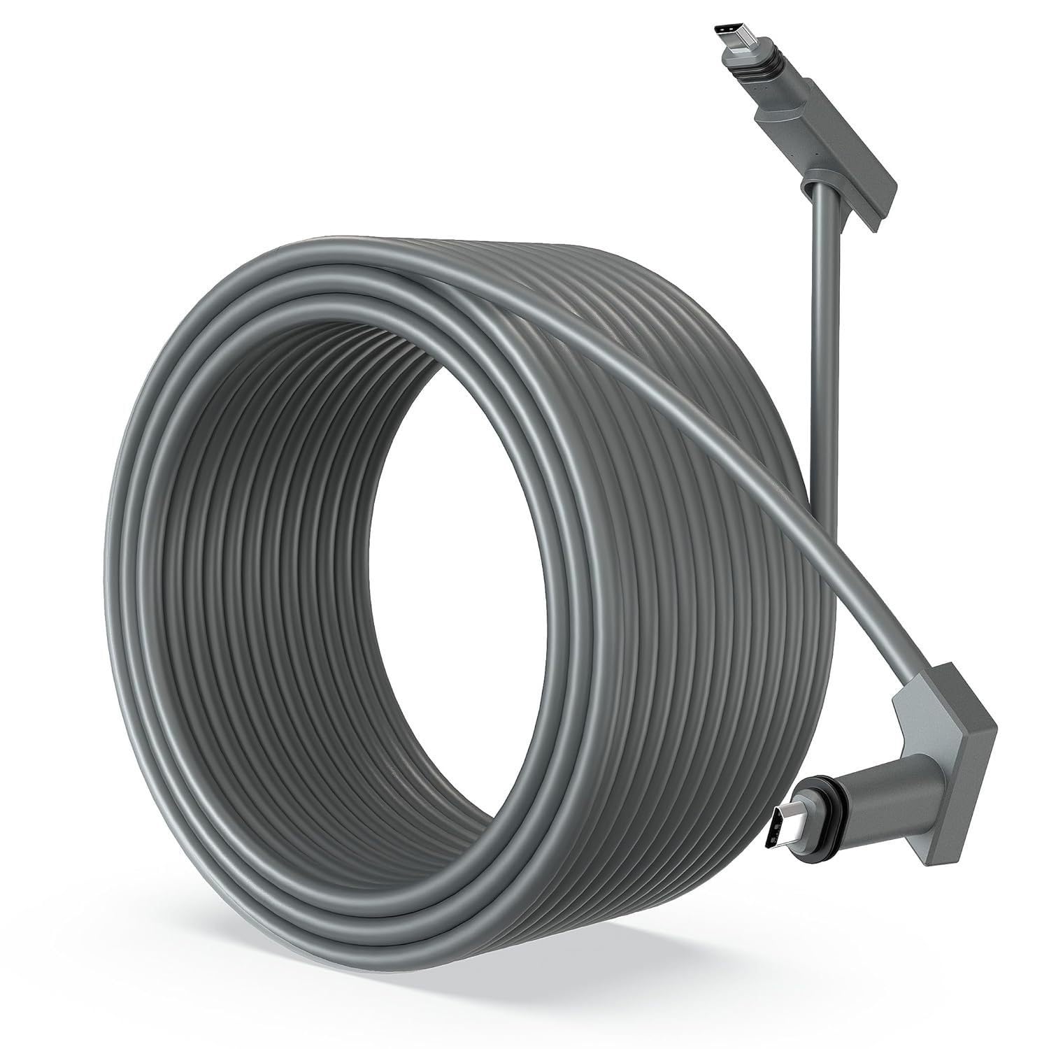 Câble Ethernet 23M/75FT pour Starlink Gen2, Câble de Rechange Étanche IP68 avec Transmission Cuivre Pur - Compatible Satellite V2