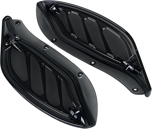 Miniatura 7 de Kit de deflector de aire ajustable de humo, deflectores de ala lateral, carenado compatible con Harley Touring Street Glide, Electra Glide, Trike,