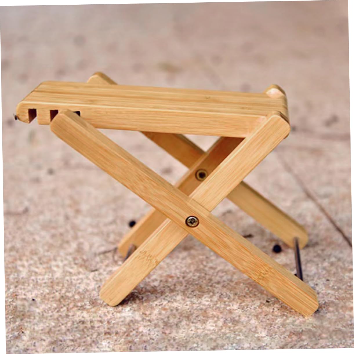HEMOTON Poggiapiedi per Chitarra Pieghevole in Legno Sgabello Portatile Regolabile con Borsa Tessuto per Chitarristi, Salotto Ufficio