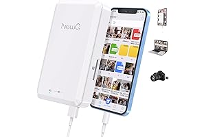 NEWQ External Hard Drive for iPhone: 2TB Portable Storage Device