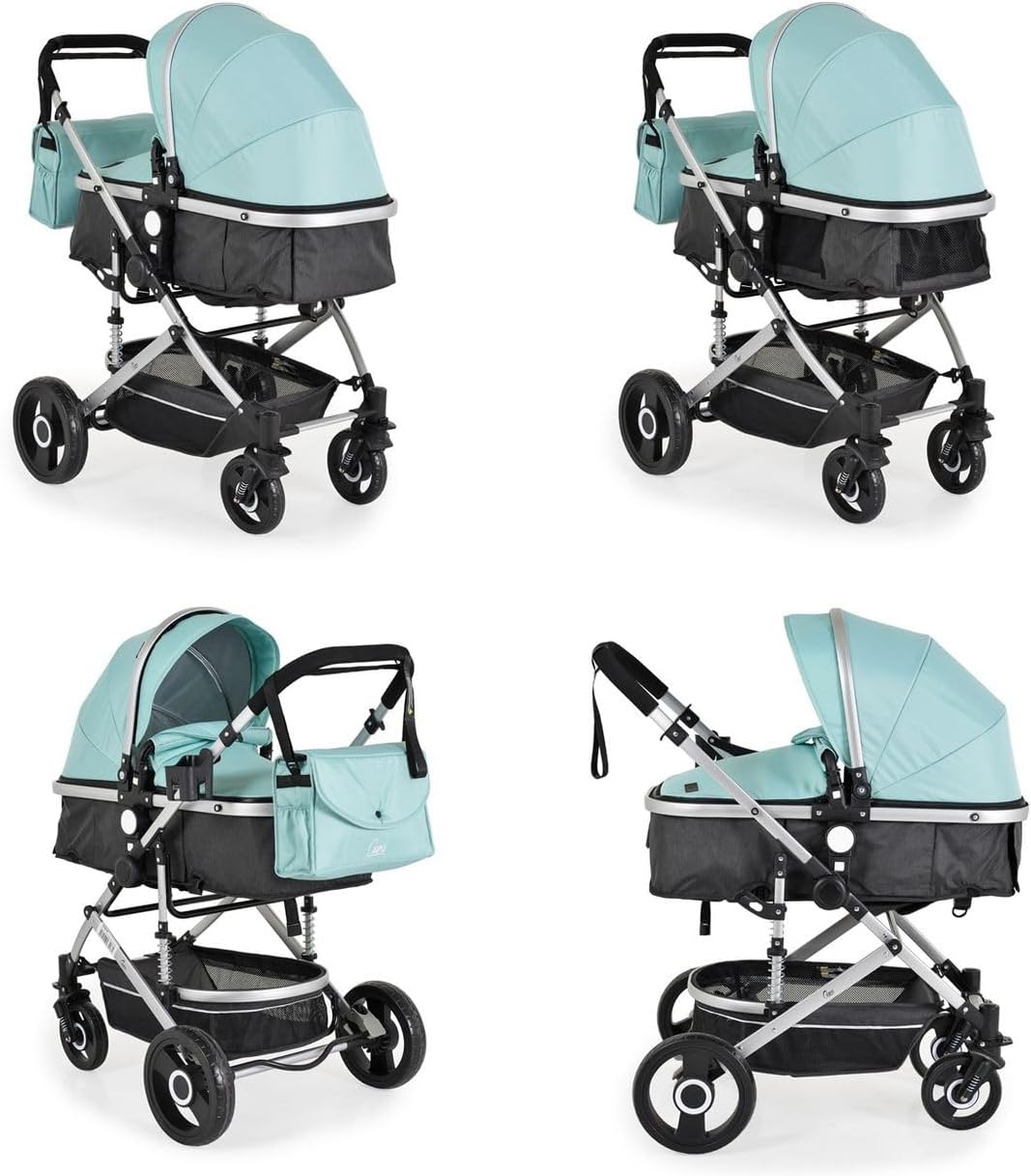 Moni Ciara Stroller with seat in various positions