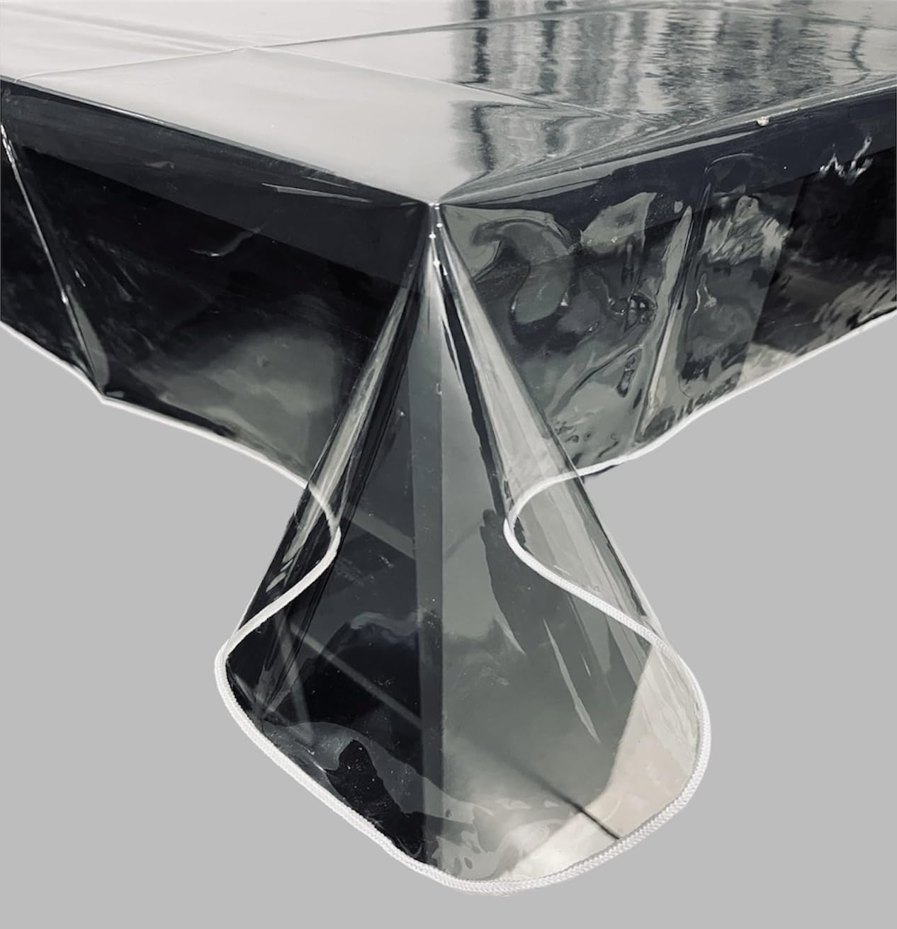 Homerz Premium Smart Lace Transparent Table Cover, Thick, Durable and Well Finished (60 x 90 inch - 6-8 Seater) (B0CH3B6DJR) Amazon Price History, Amazon Price Tracker