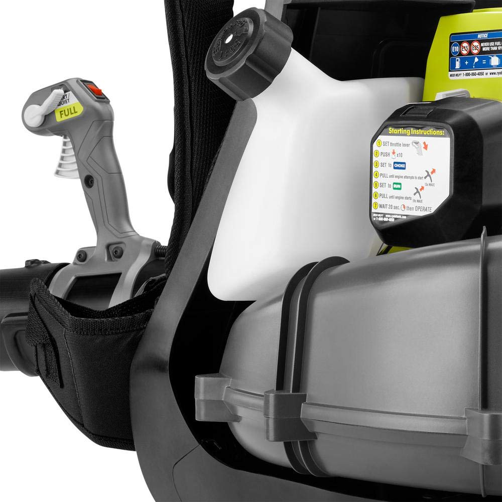 760 CFM 38cc Gas Backpack Leaf Blower 