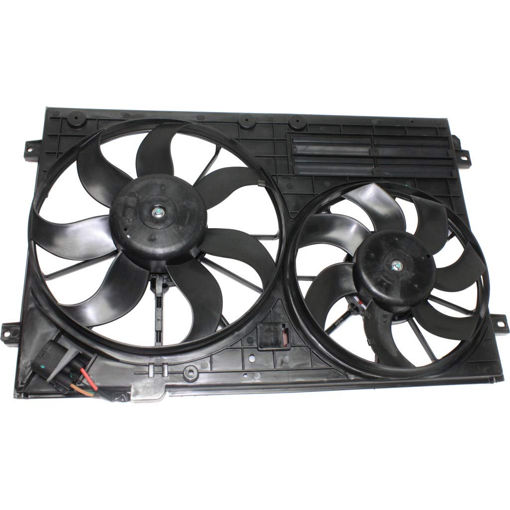 for Volkswagen Jetta Cooling Fan Assembly for Radiator/A/C