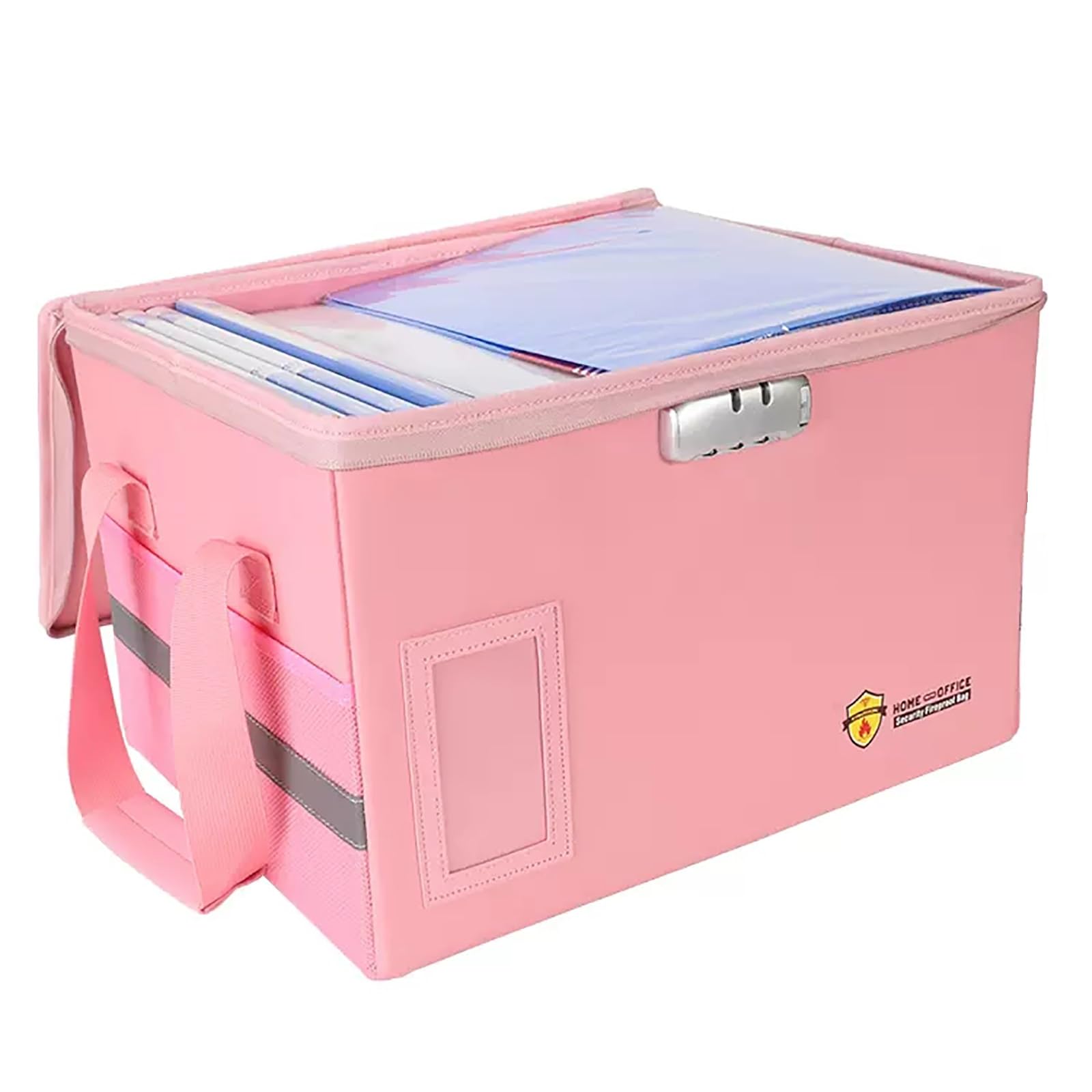 Sicurezza Doppia Serratura Cassaforte Portadocumenti Ignifuga YIYITOOLS | Doppia Serratura Con Chiave E Combinazione Scatola Sicurezza Documenti