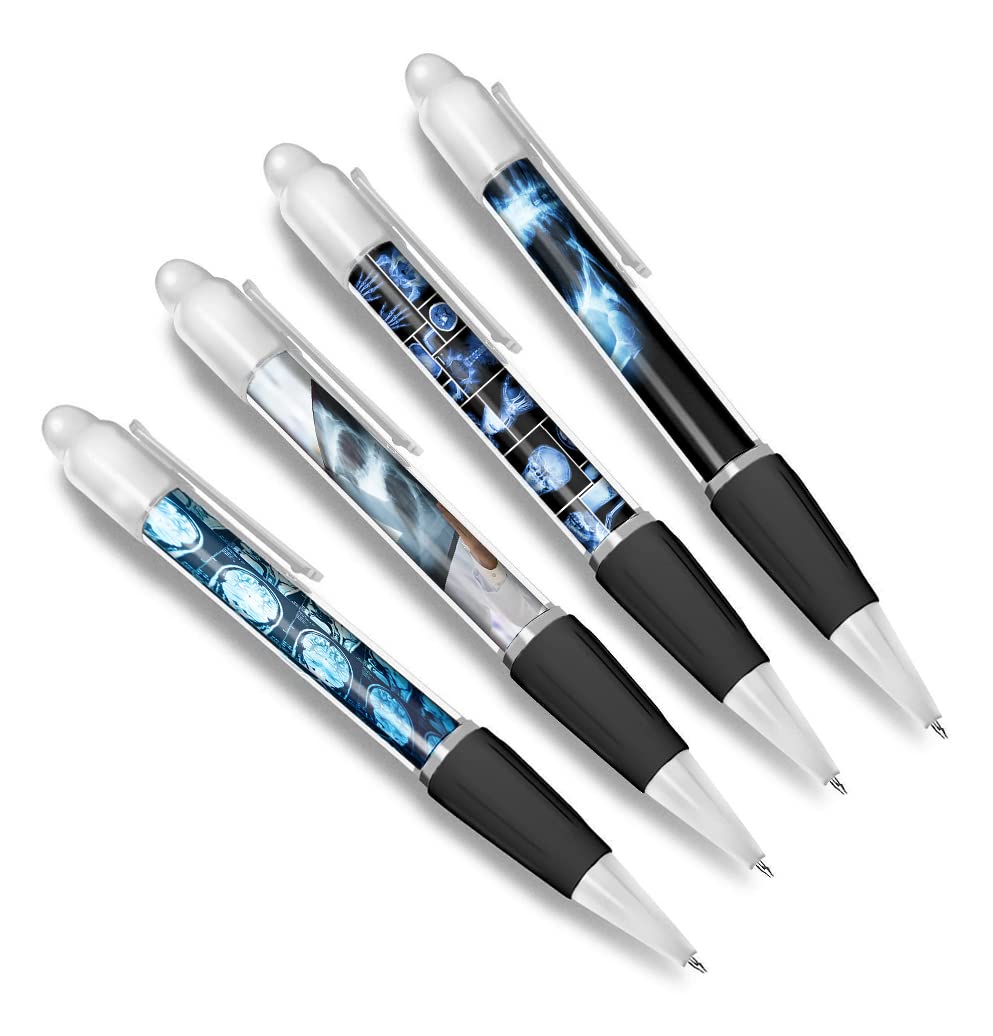 Stylos Rigolos En Forme De Dents - Lot De 6 Stylos à Bille 1.0 Mm - Parfait Pour Dentistes, Infirmières, école Ou Bureau