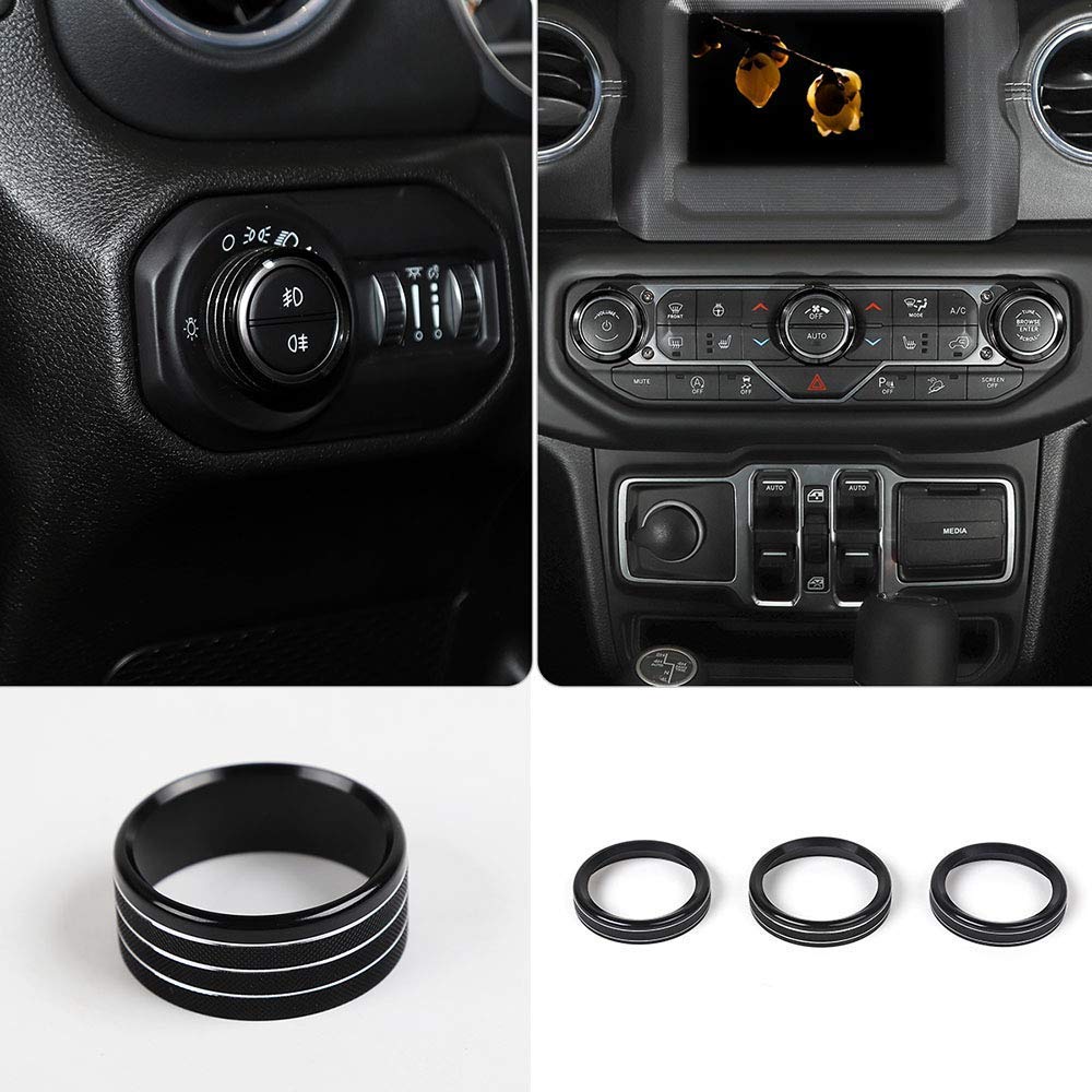 JeCar Interior Decoration Trim Kit JL Accessories for 2018 2019 Jeep