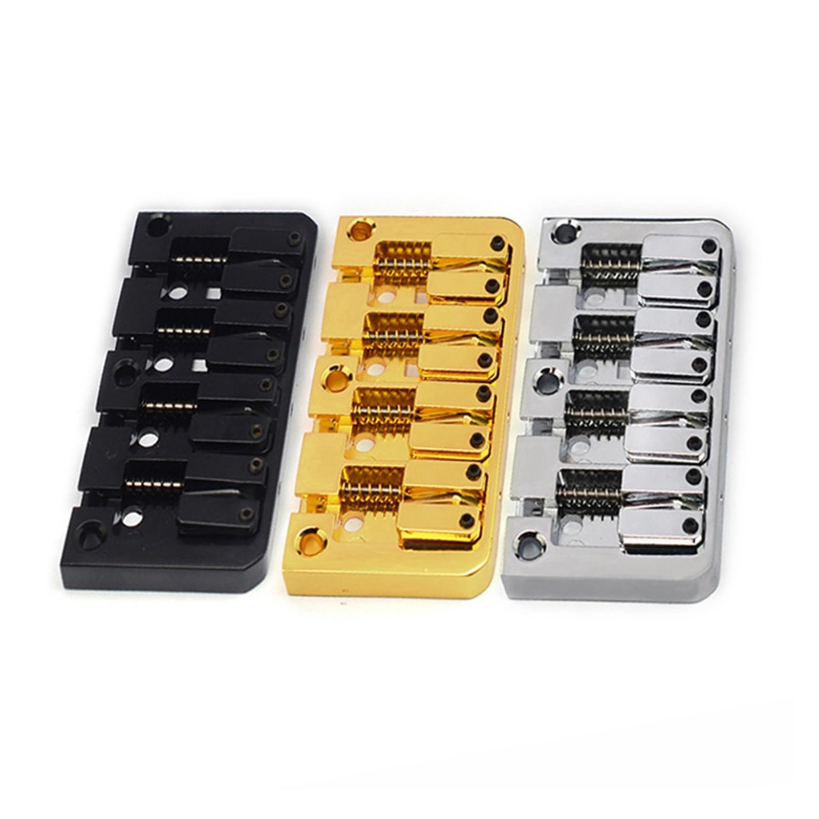 Cuerpo Del Puente Del Bajo De 4 Tring Y Espacio Entre Las Cuerdas Inferiores 19.5 Mm | Puente de guitarra(Gold)