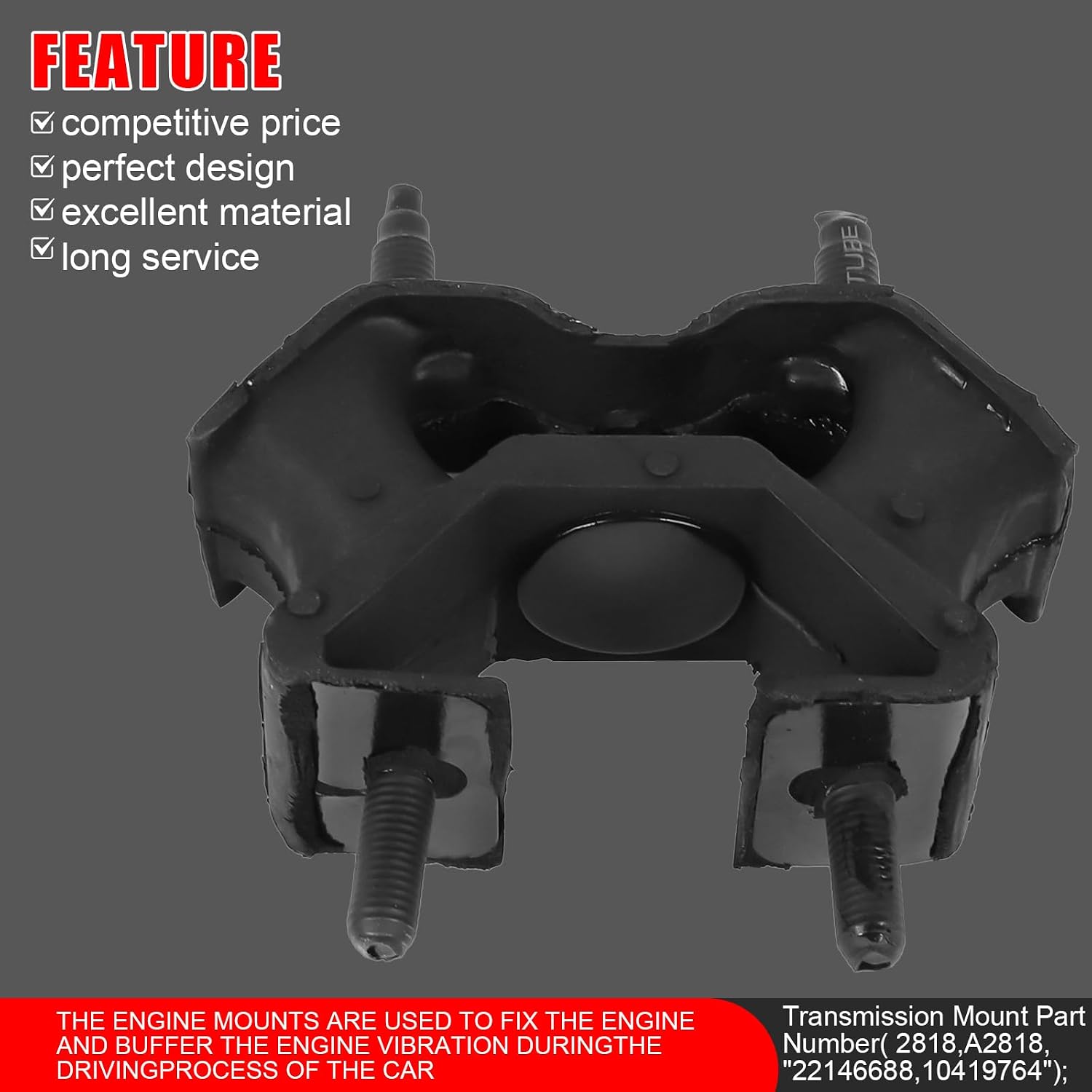 Engine Motor and Trans Mount Set of 6 Compatible with Chevrolet Impala 2006 2007 2008 2009 2010 2011,for Chevrolet Monte Carlo 3.5L 2006 2007 Replace A2818 A5372 A5372 A2796 A5263 A5263