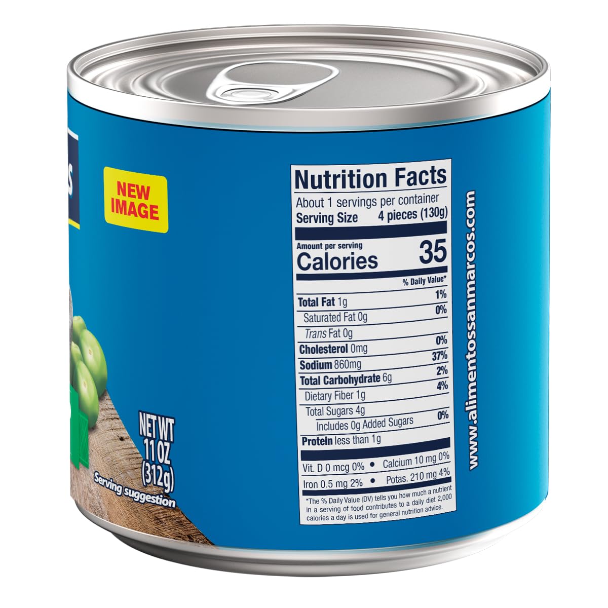 San Marcos Green Tomato Whole, 11 oz